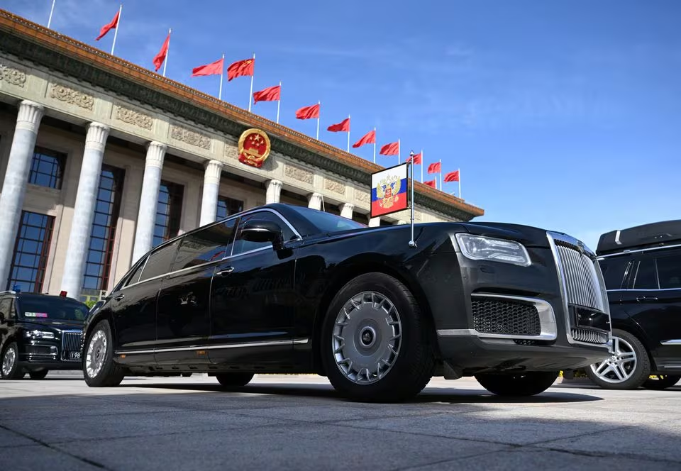 The Russian Aurus limousine is President Putin's official car/Reuters