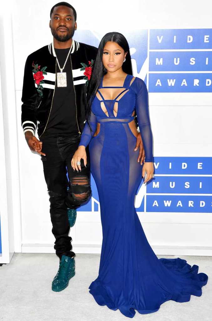 Meek Mill and Nicki Minaj dated for a while/Allen Berezovsky/WireImage