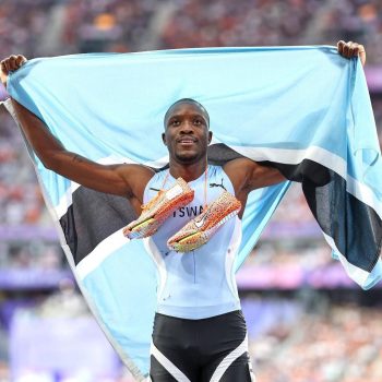 Tebogo is the first ath;ete from Botswana to win an Olympic gold/ Instagram @olympics