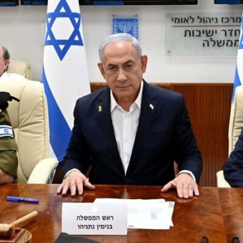 Netanyahu makes a public statement after Iran attacked Israel/Avi Ohayon/GPO