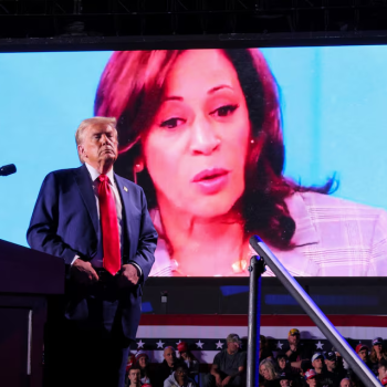 Trump and Harris ended their campaign on Monday night/Reuters