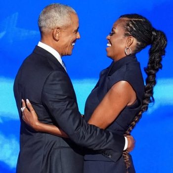 Obama and Michelle share the stage during the 2024 Democratic National Convention/Instagram @barackobama