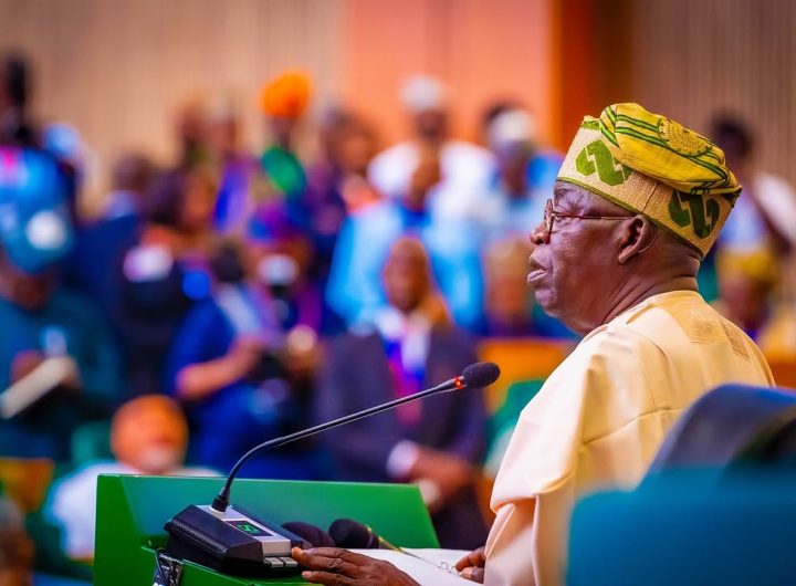 Tinubu said the 2025 National Budget signals the end of lamentations/Instagram @officialasiwajubat