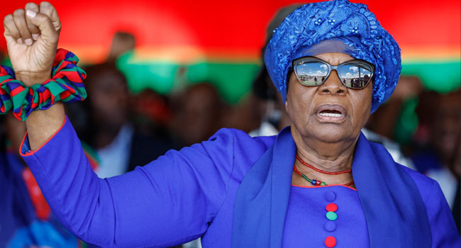 Netumbo Nandi-Ndaitwah joined the ruling Swapo Party at the age of 14/Lionscrib