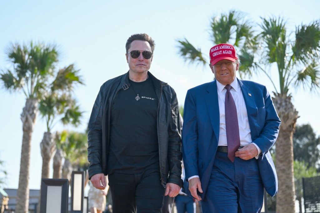 Musk donated millions of dollars to Trump's campaign/Getty Images