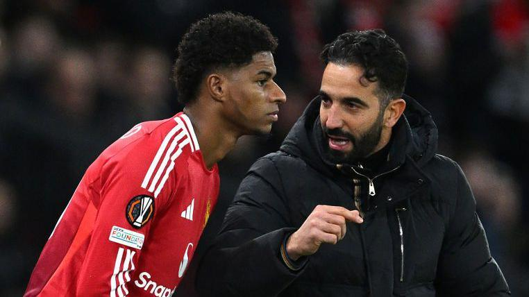 Amorim says Rashford must "train well" to play for United/Getty Images